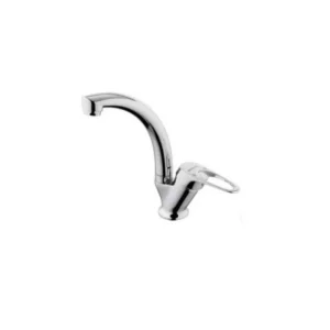 Arel Kısa Borulu Kuğu Lavabo Bataryası Metal Kol 40 mm Kartuş